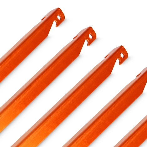 Śledzie aluminiowe do namiotu 18 cm V-kształtne 10 szt.