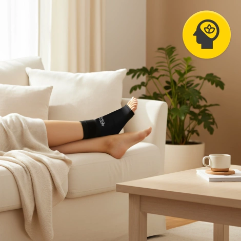 Elastyczny kompres żelowy na kostkę ciepło-zimno