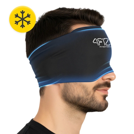 Czapka na migrenę - elastyczny kompres żelowy na głowę