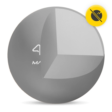 Piłka do masażu Lacrosse Massage Ball szara