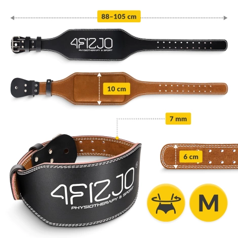 Pas kulturystyczny do podnoszenia ciężarów M