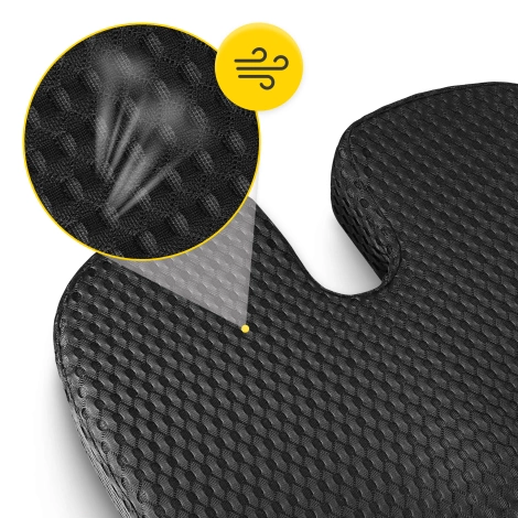 Poduszka ortopedyczna do siedzenia czarna