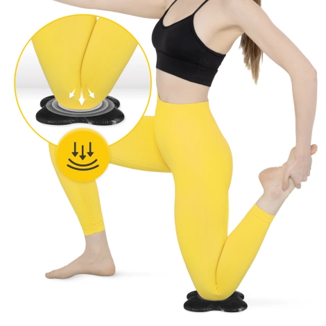 Podkładki pod kolana do jogi czarne