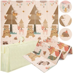 Mata edukacyjna dla niemowląt Leśne królestwo 200 x 180 cm