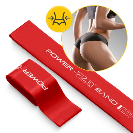 Guma oporowa do ćwiczeń MINI POWER BAND 0,4 mm