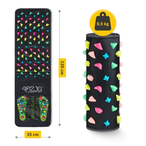 Mata do masażu stóp z kamykami 120 x 35 cm