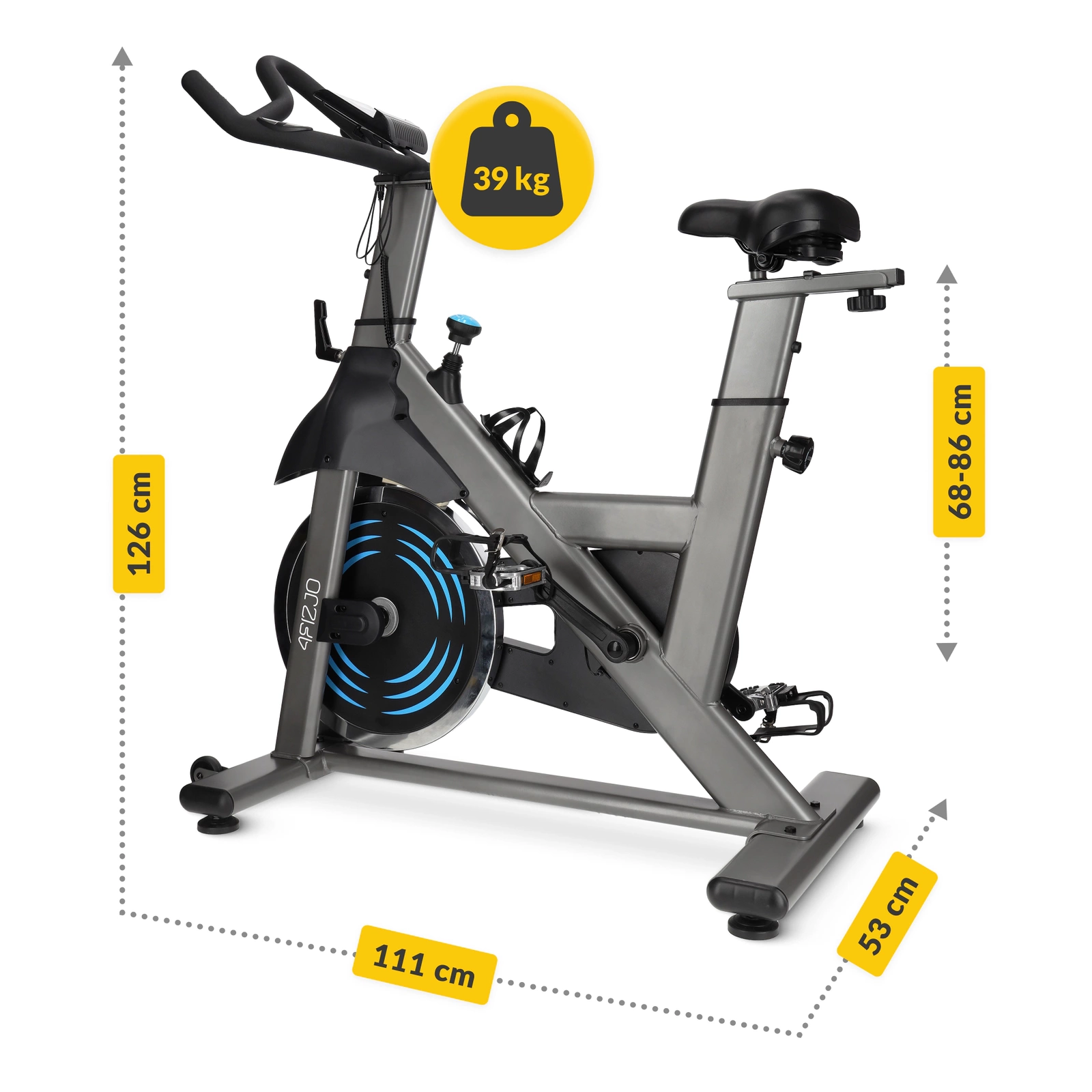 ROWER TRENINGOWY SPINNINGOWY MECHANICZNY RACING PROFESJONALNY 