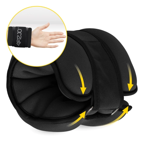 Obciążniki na kostki i nadgarstki 2 x 2 kg