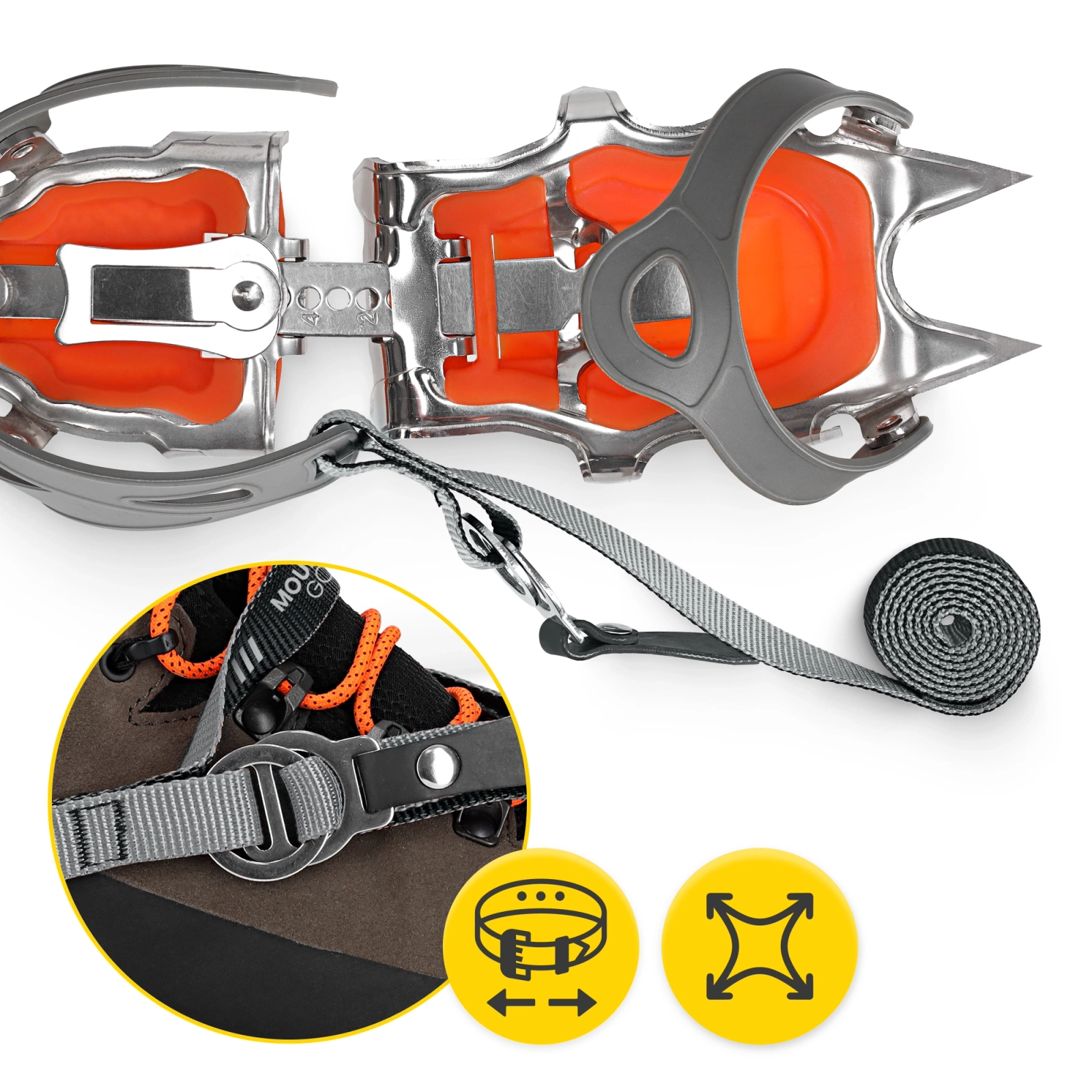 Raki koszykowe Mountain Goat PRO rozmiar 36-46 + pokrowiec