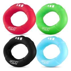 Zestaw 4 silikonowych ściskaczy do treningu dłoni