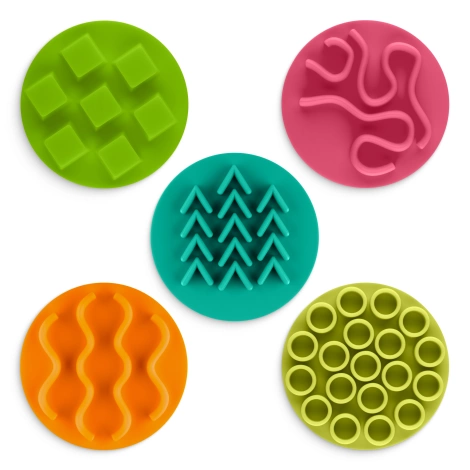 Dyski sensoryczne dla dzieci do zabawy 10 cm zestaw 10 sztuk