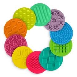 Dyski sensoryczne dla dzieci do zabawy 25 cm zestaw 10 sztuk