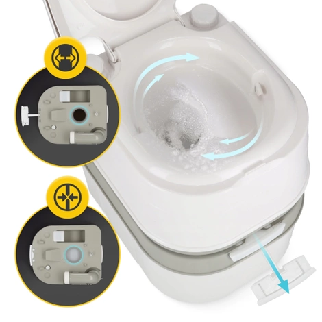 Przenośna toaleta turystyczna WC 24L