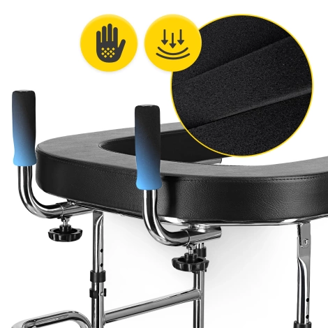 Balkonik rehabilitacyjny z podparciem