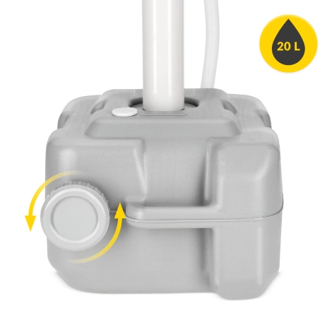 Przenośna umywalka turystyczna na baterie