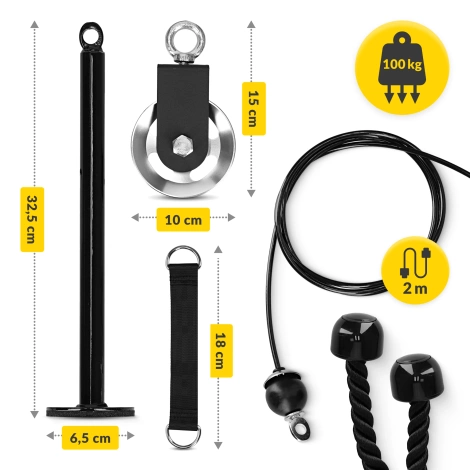 Wyciąg górny i dolny do ćwiczeń