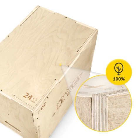 Skrzynia plyometryczna jump box 40 x 60 x 50