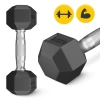 Hantel stalowy HEX 1 x 2,5 kg