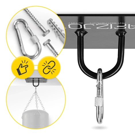 Uchwyt sufitowy na worek bokserski