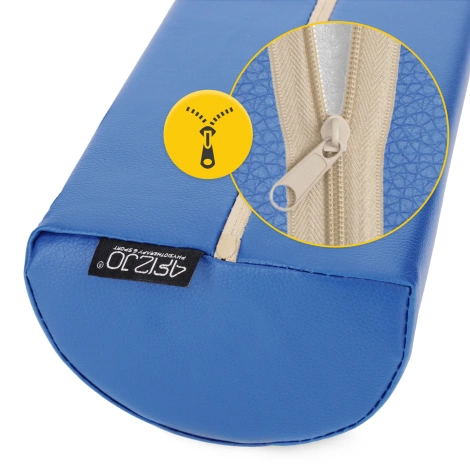 Półwałek kształtka do rehabilitacji i masażu niebieska