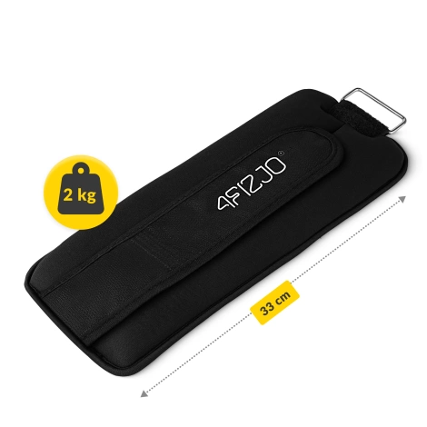 Obciążniki na kostki i nadgarstki 2 x 2 kg