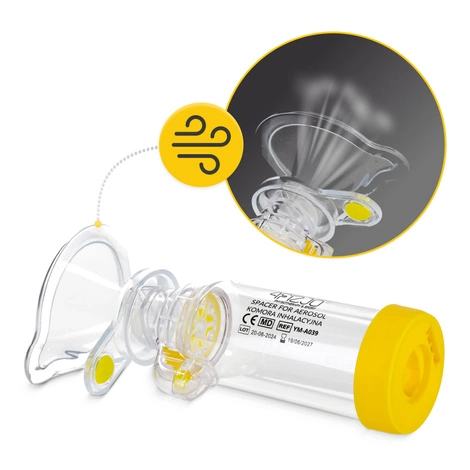 Komora do inhalowania żółta