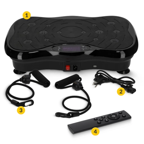 Platforma wibracyjna do ćwiczeń ULTRA+ czarna