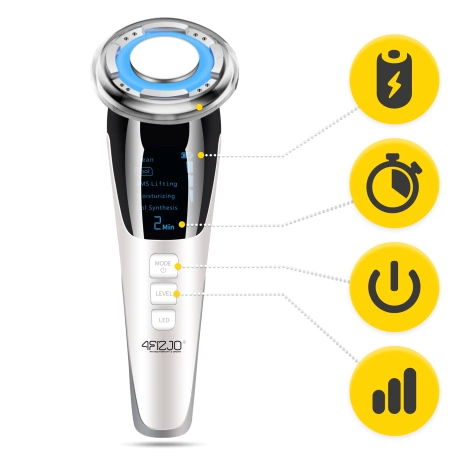 Masażer do twarzy 5w1 mezoterapia bezigłowa EMS Lifting