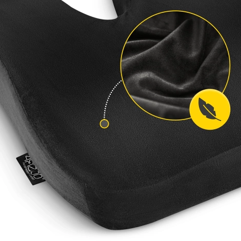Poduszka ortopedyczna pod plecy PRO czarna