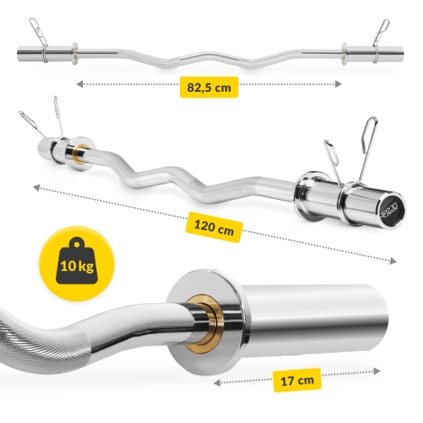 Zestaw olimpijski 3 sztangi - różne długości