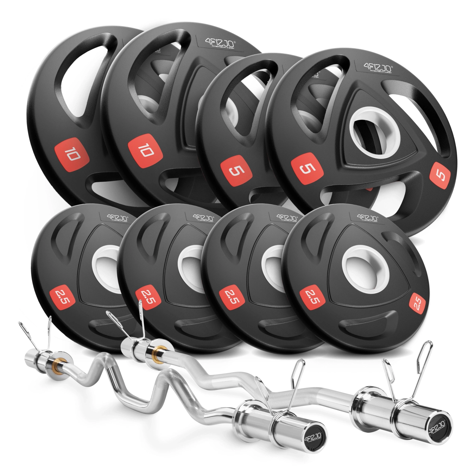 Zestaw olimpijski - obciążenie 40 kg + 2 sztangi