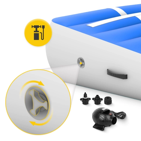 Skos akrobatyczny AIR INCLINE 2 x 1 x 0,4 m + pompka