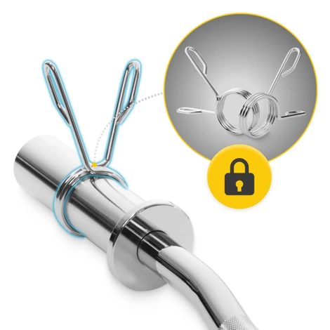 Gryf mocno łamany 120 cm - 10 kg