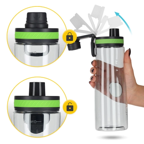 Butelka sportowa na wodę 850 ml zielona
