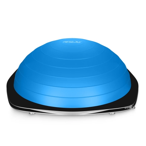 Półpiłka do balansowania równoważna z linkami niebieska