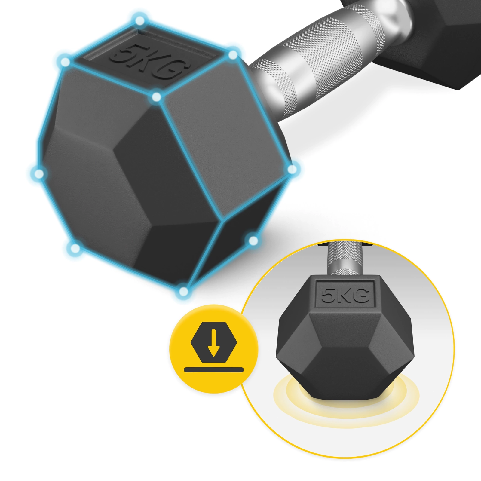 hantel hex 5kg