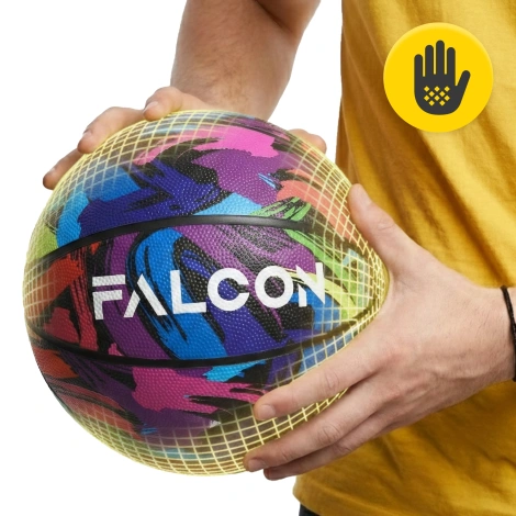 Piłka do koszykówki Falcon rozmiar 7 wielokolorowa