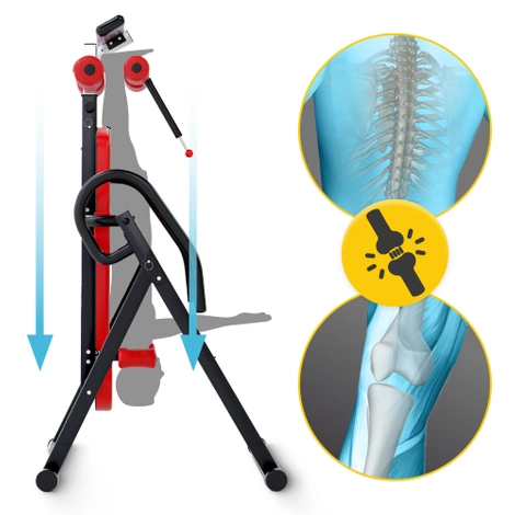 Ławka grawitacyjna inwersyjna czerwona