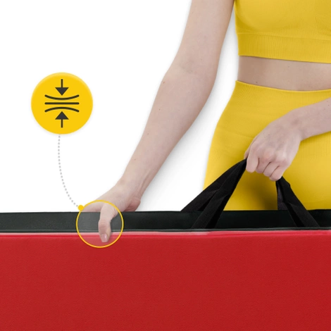 Materac gimnastyczny składany XL wielokolorowy