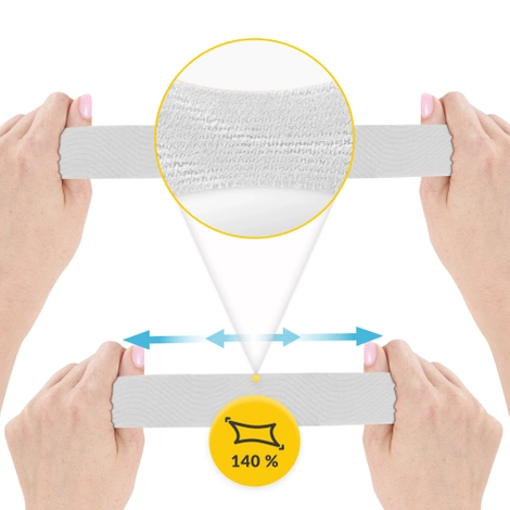 Taśma do kinesiotapingu 5 cm x 5 m