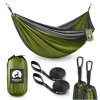 Hamak turystyczny dwuosobowy Mountain Goat szaro-zielony