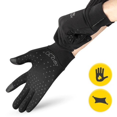 Rękawiczki termiczne - rozmiar L/XL, czarne