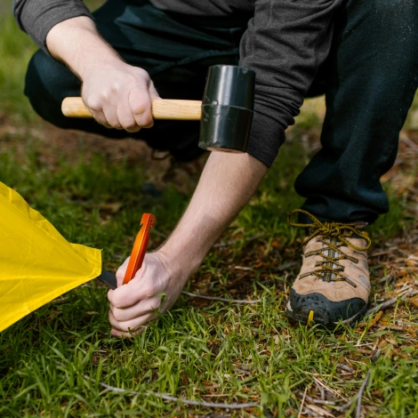 Śledzie aluminiowe do namiotu 18 cm V-kształtne 10 szt.