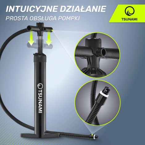 Pompka ręczna wysokociśnieniowa do deski SUP TSUNAMI