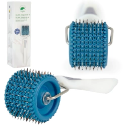 Wałek wieloigłowy do masażu twarzy Lyapko 3,5 bez niklu niebieski