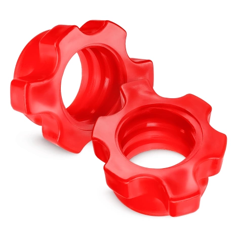 Zaciski plastikowe do gryfu 25 mm 2 szt. - czerwone