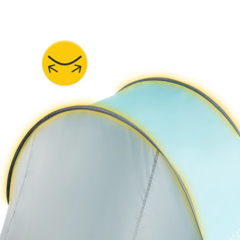 Namiot plażowy samorozkładający szary