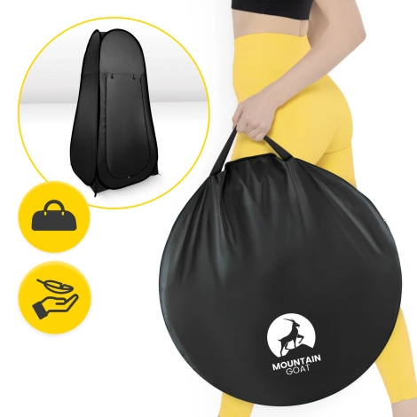 Namiot przebieralnia turystyczna Mountain Goat czarna