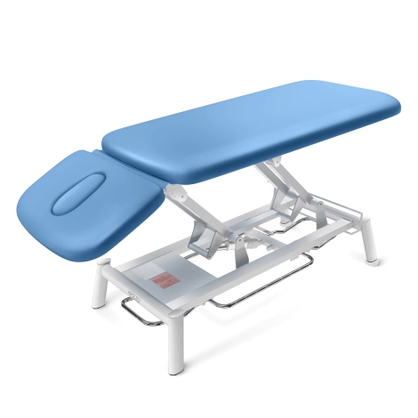 Stół do masażu i rehabilitacji elektryczny PURE niebieski