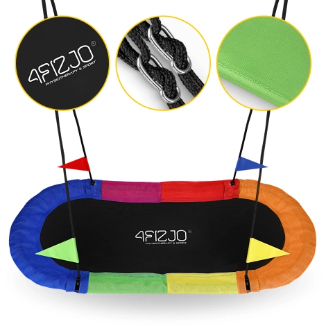 Huśtawka ogrodowa Bocianie Gniazdo dla dzieci 165 cm